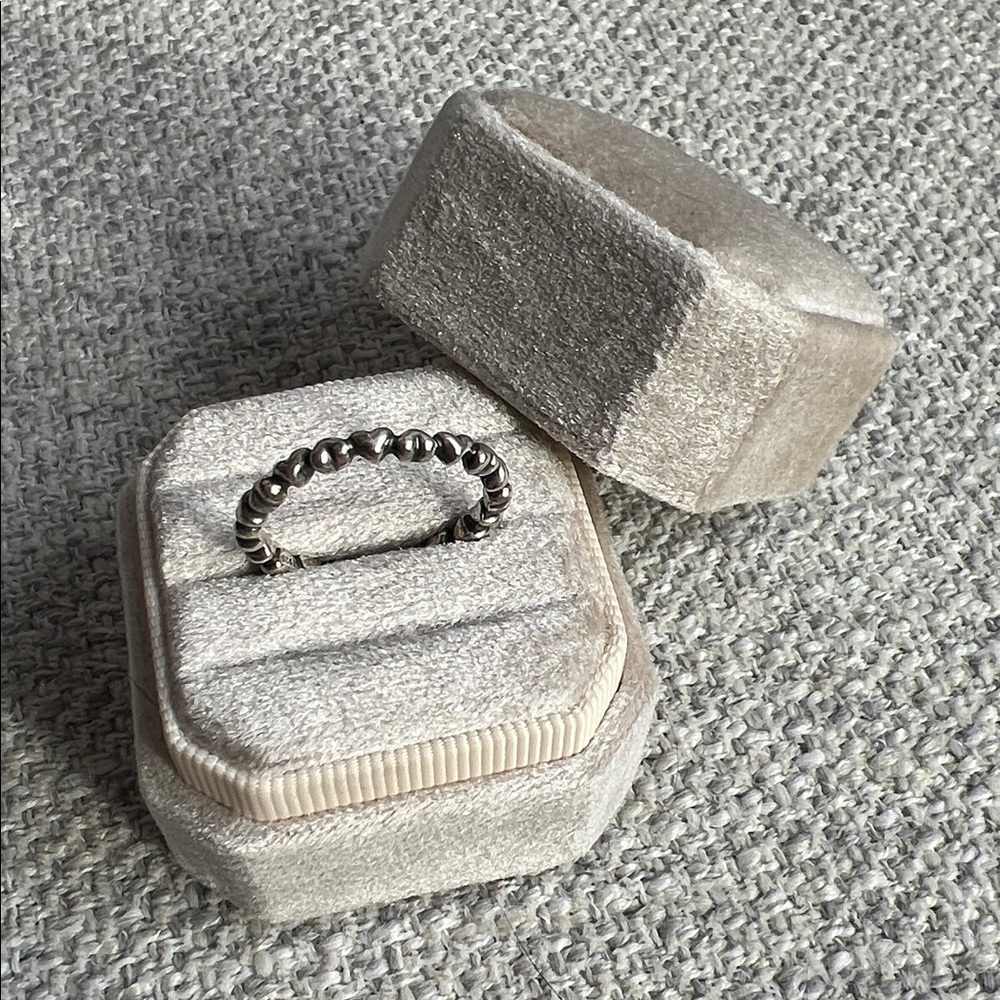 Pandora Stackable Ring Forever Love Heart